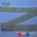 hot promotional transparent knitted jacquard elastic lace embroidery tape for garment used